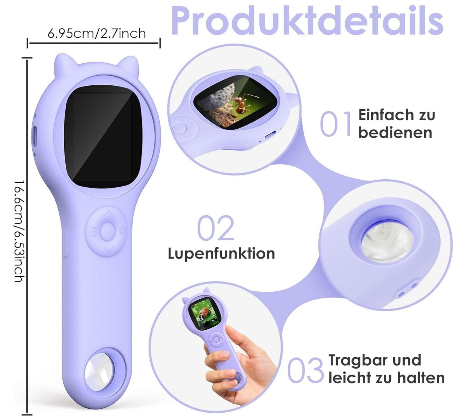 Handy Mikroskop für Kinder – Entdecke die Mikrowelt in HD!