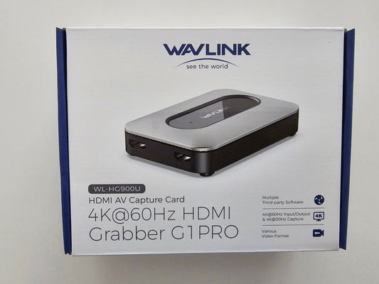 External Capture Card, WAVLINK 4K Capture Card for Gaming, Content Creation & St