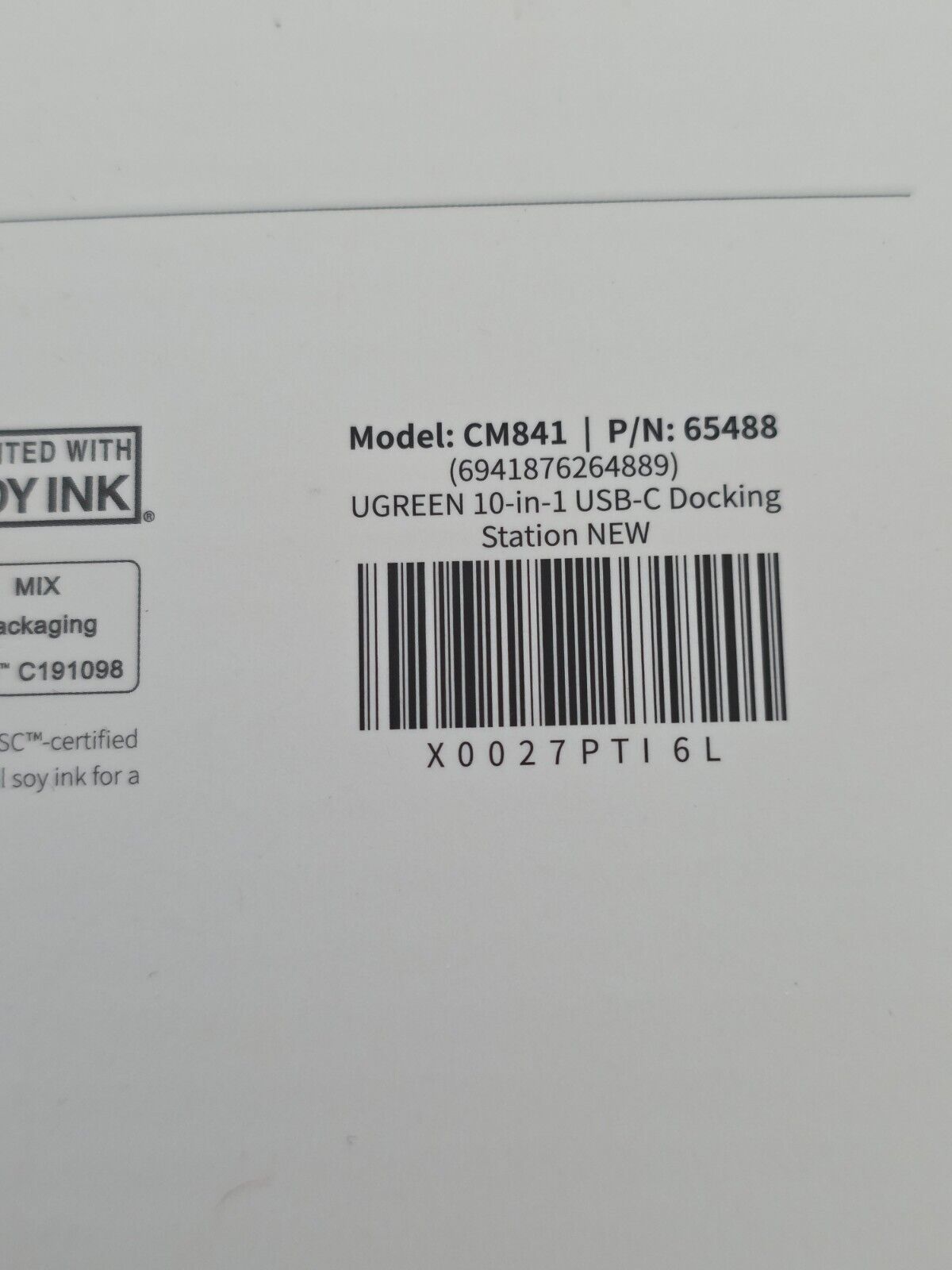 Mac Mini M4 Dock 4K DisplayPort, 10Gbps USB, M.2 SSD, SD/TF grau