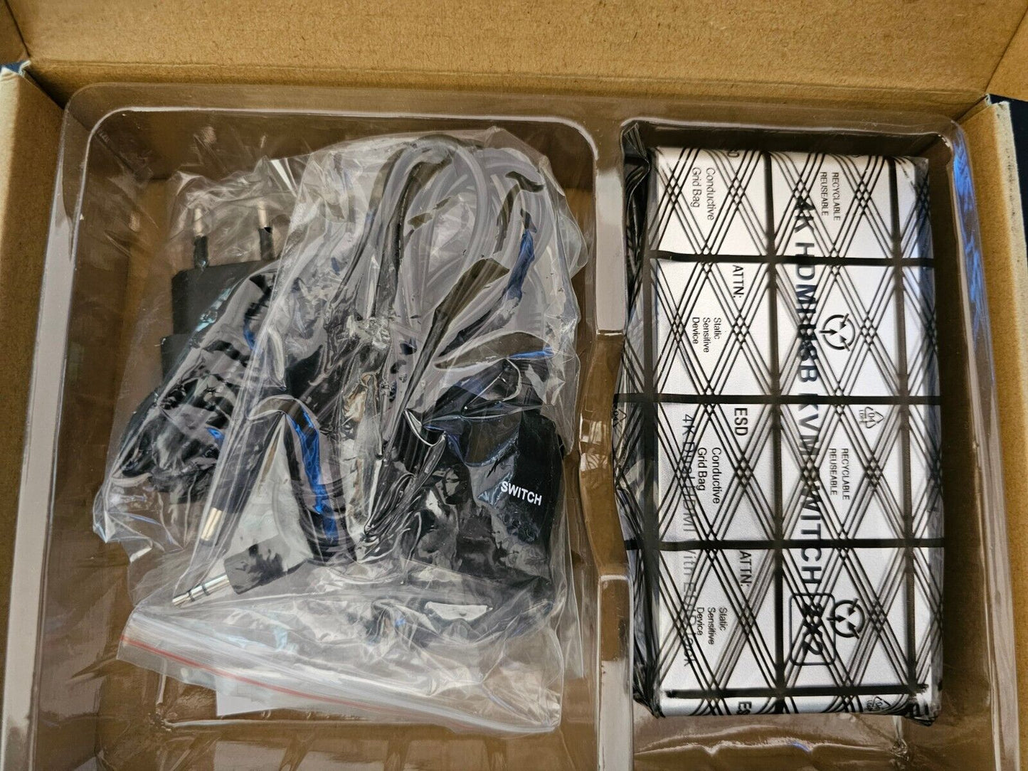 USB 2.0 KVM Switch Dual Monitor HDMI 2 Port, Unterstützt EDID, 4K@60Hz KVM Switc