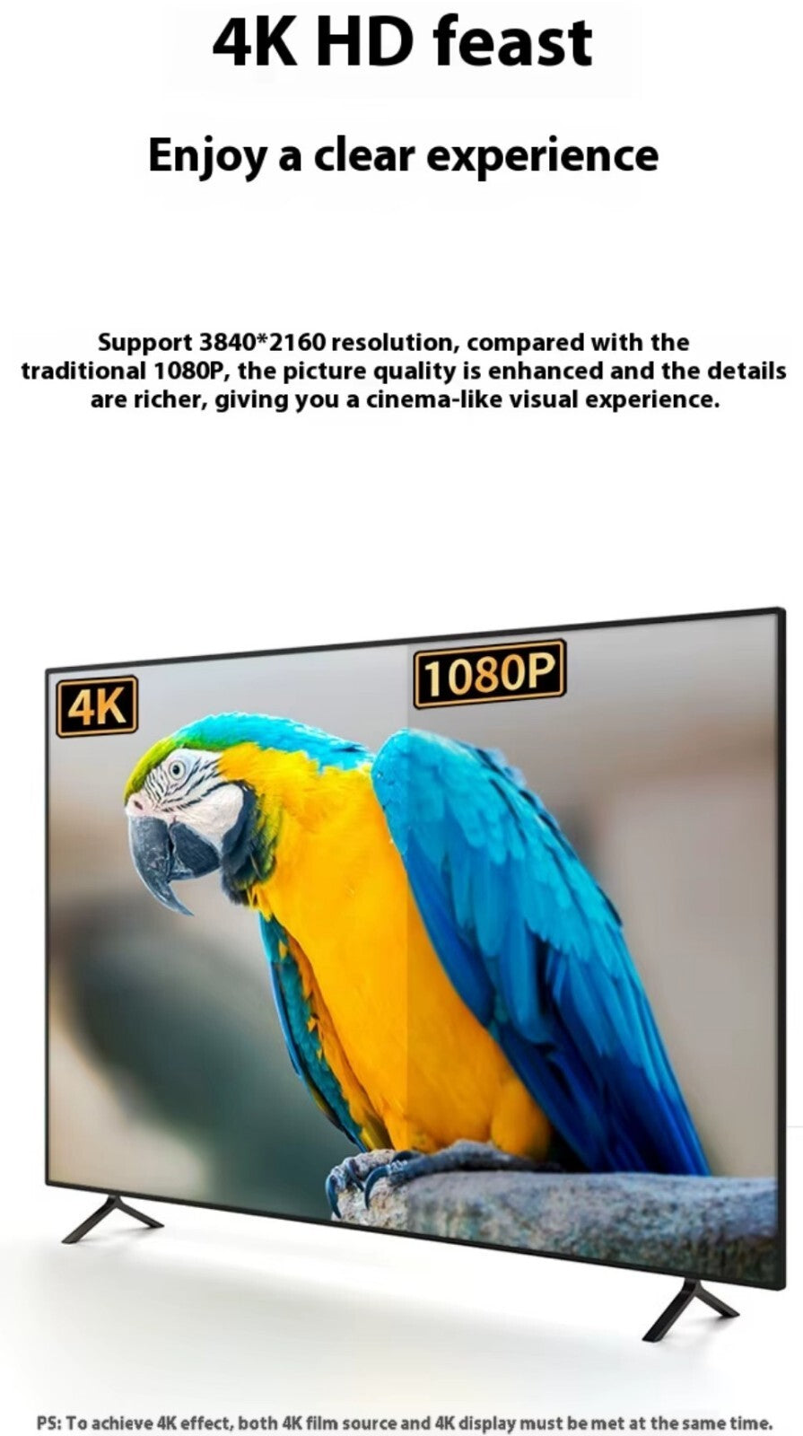 Wireless Screen Prover HDMI 4K 5G WiFi für Handy/Notebook/TV