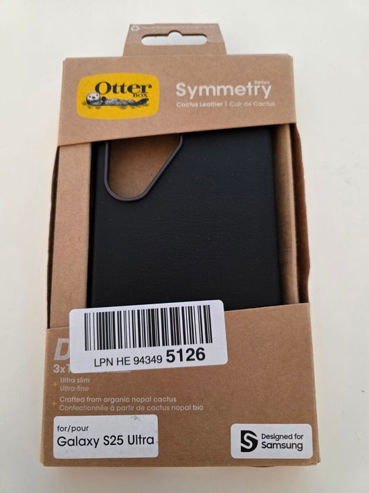 OtterBox Symmetry Cactus Leather Galaxy S25 Ultra Schwarz