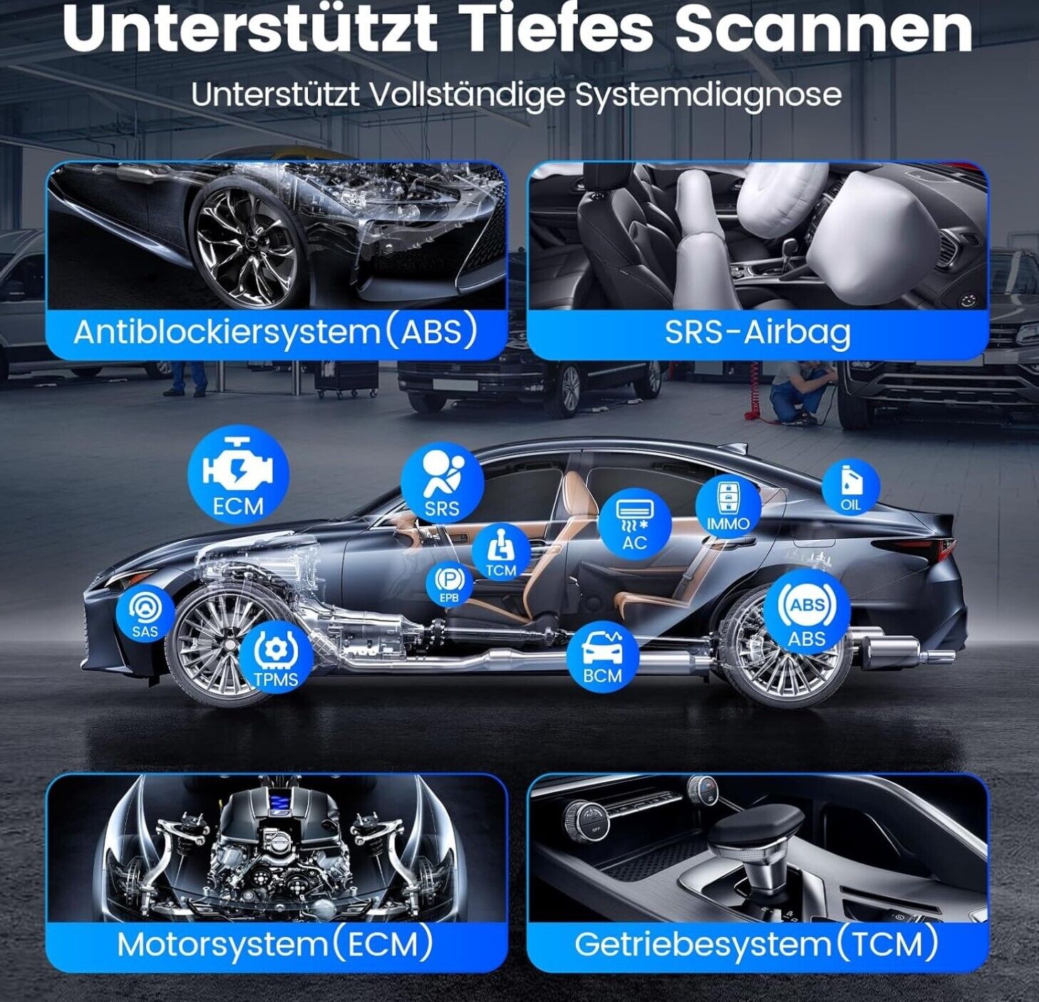 OBD2 Bluetooth Adapter, MUCAR DriverScan OBD2 Diagnosegerät Bluetooth Mit Vollsy