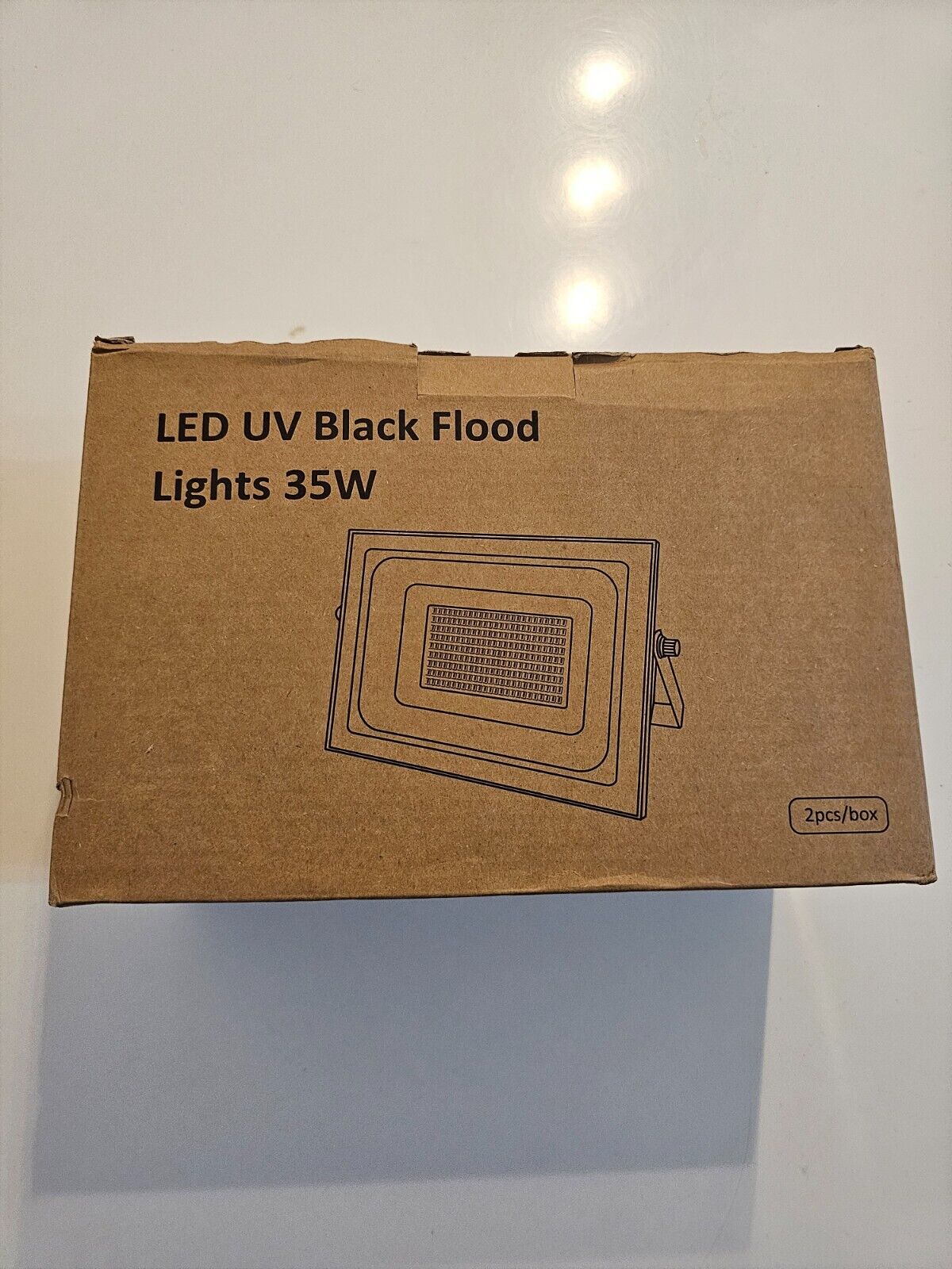 2er 35W LED Schwarzlicht Strahler, UV Fluter mit Fernbedienung, IP66 Wasserdicht