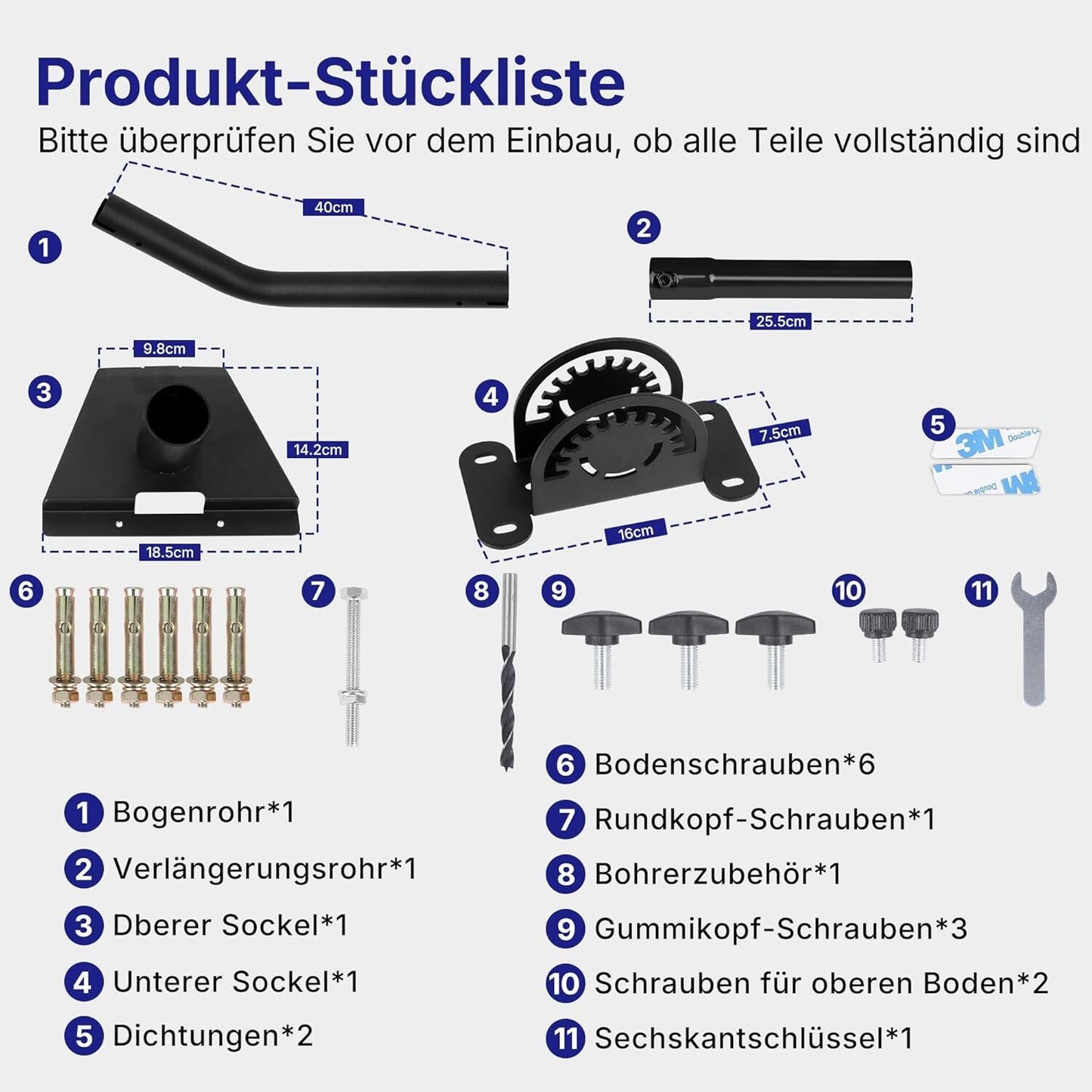 Starlink Gen 3 Halterung 180° Verstellbar V3 Wandhalterung 42cm
