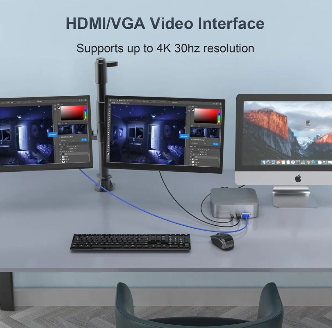 12-in-1 Typ C Hub mit Festplattengehäuse SD-/TF-Speicherkartenleser für Mac Mini