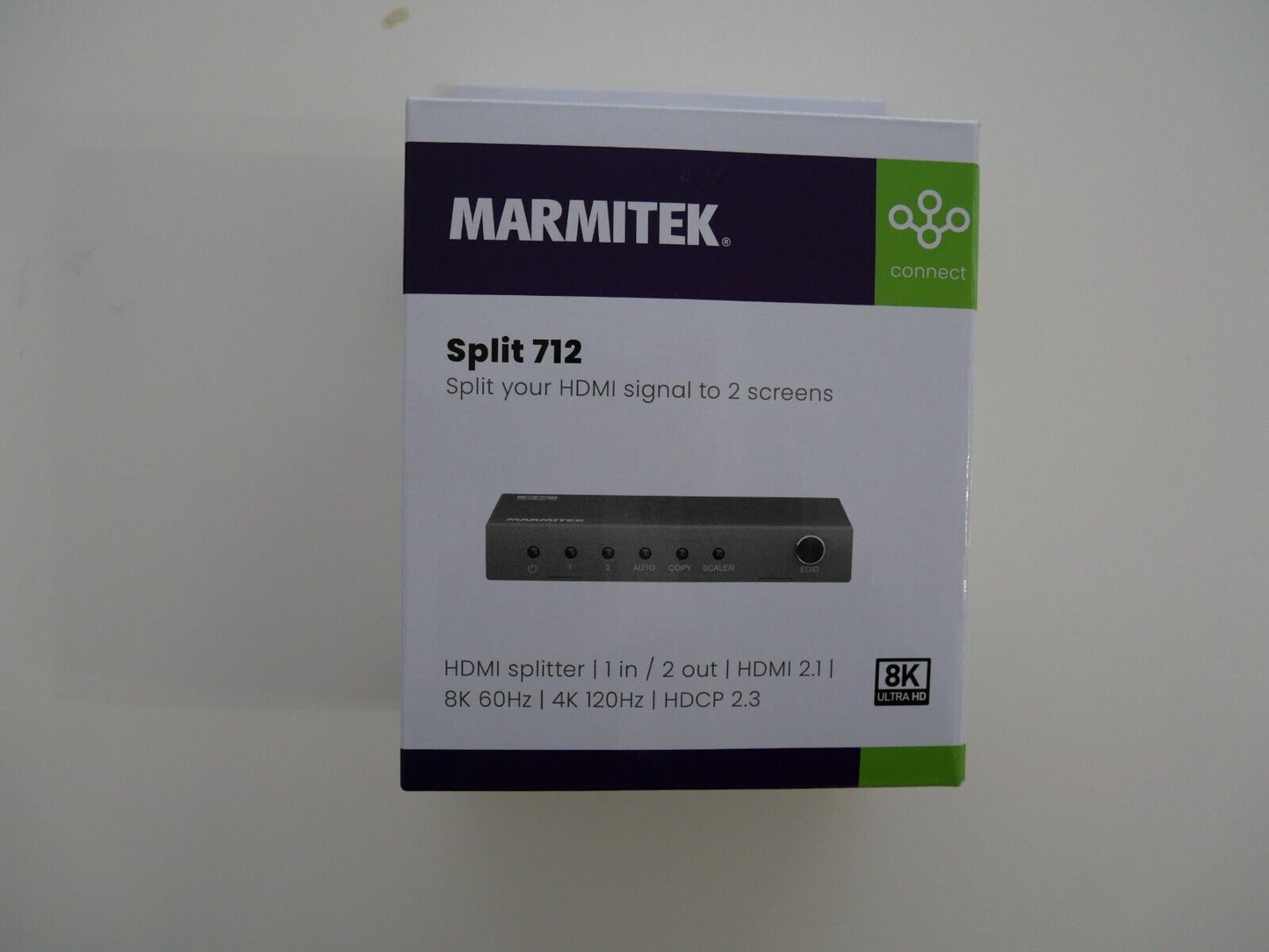 HDMI Splitter 4K120 Gaming - 1 Eingang / 2 Ausgänge 8K60 - HDMI Verteiler - 48Gb