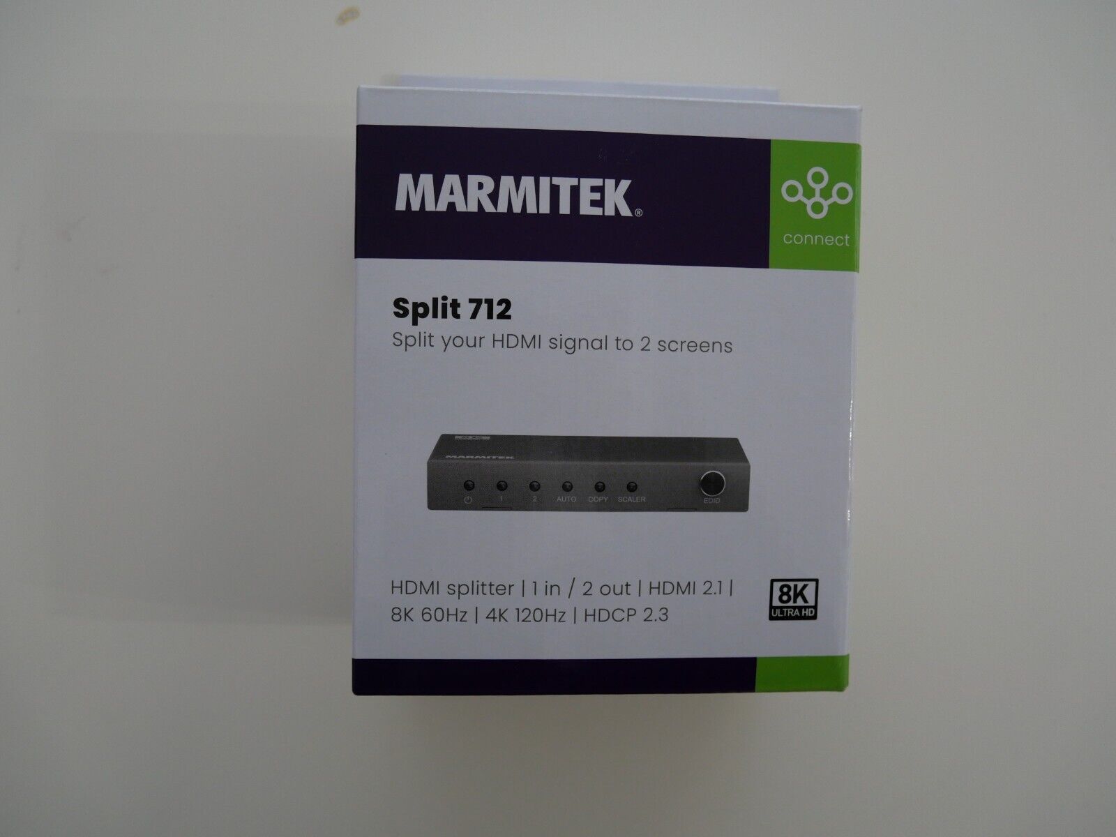 HDMI Splitter 4K120 Gaming - 1 Eingang / 2 Ausgänge 8K60 - HDMI Verteiler - 48Gb