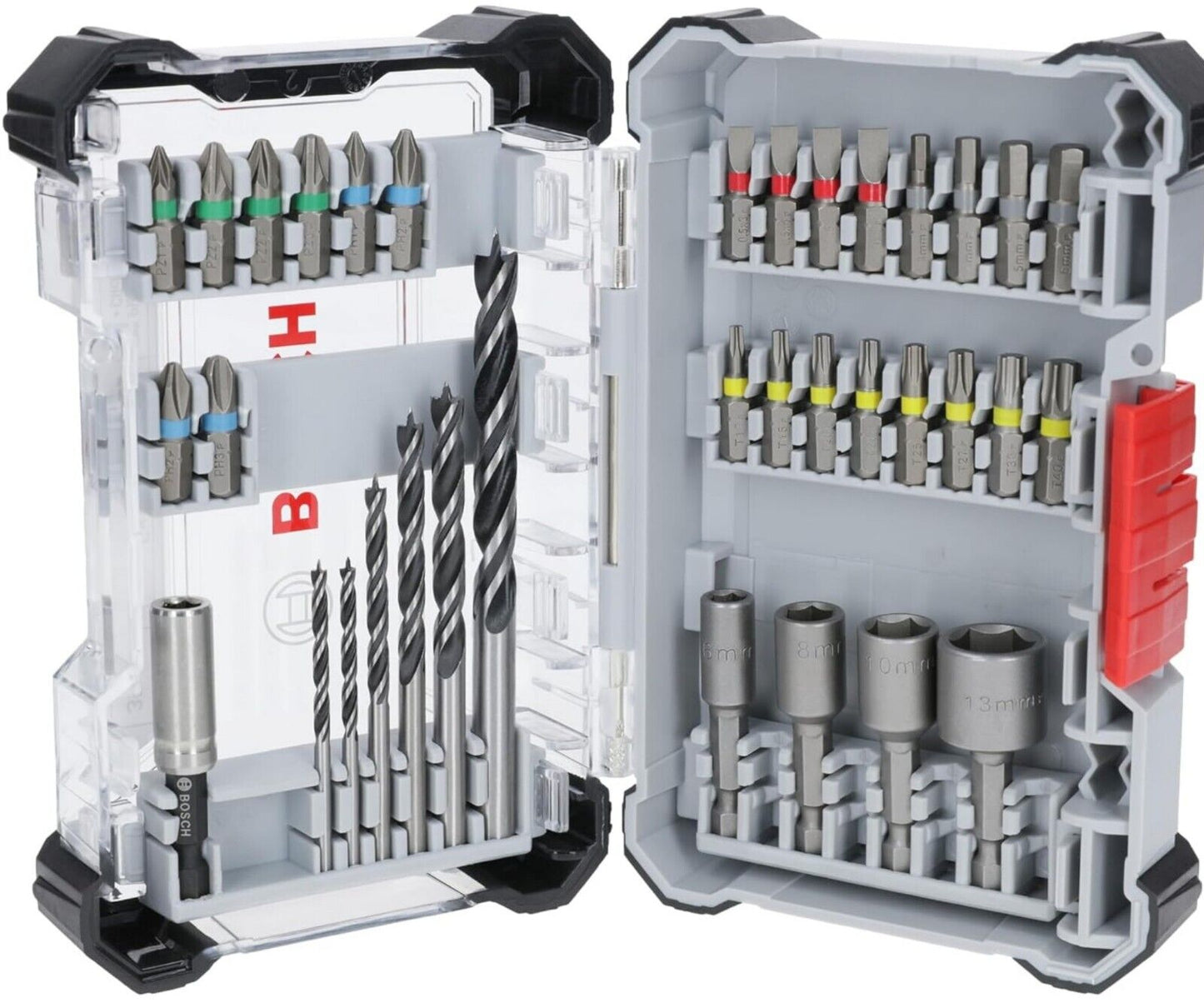Bosch 35x Extra Hard Bit- & PRO Wood Bohrer-Set 35tlg