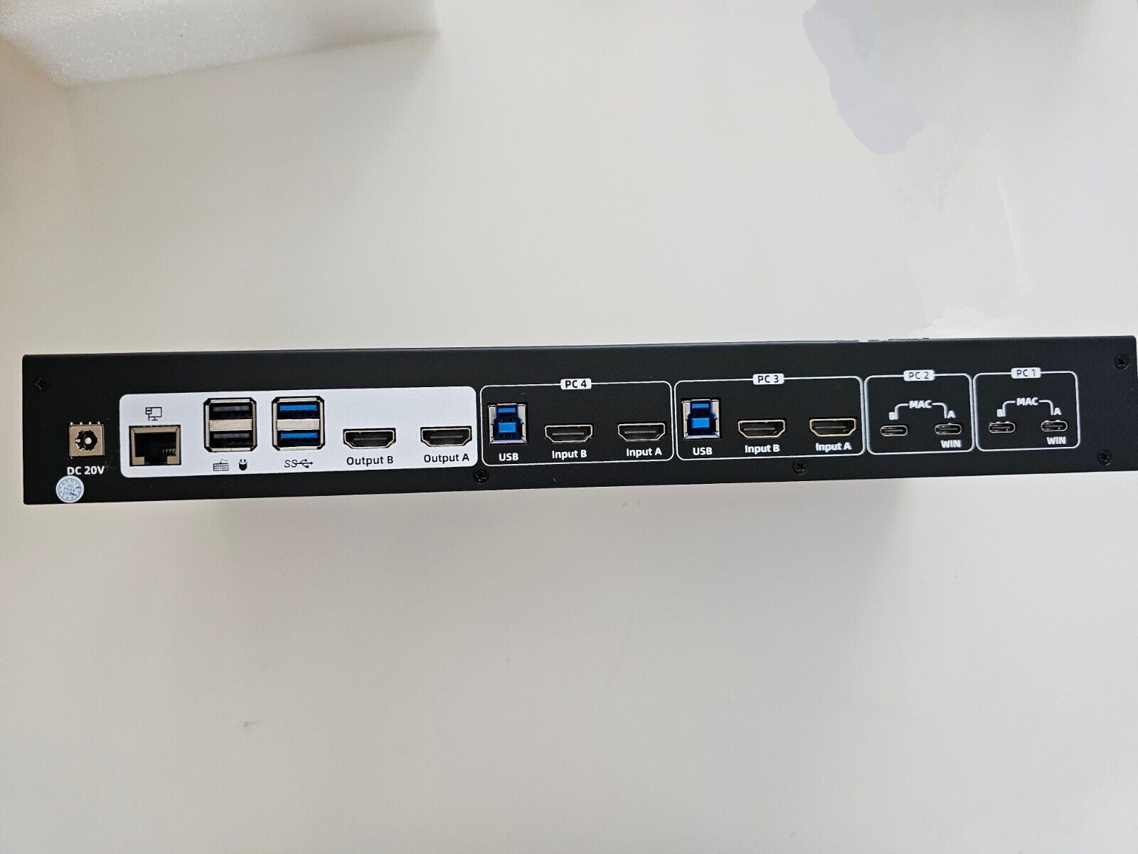 HDMI+USB-C MST KVM 4 PC 2 Monitore 1080P@240Hz/165Hz/144Hz/120Hz & 2560×1440@120