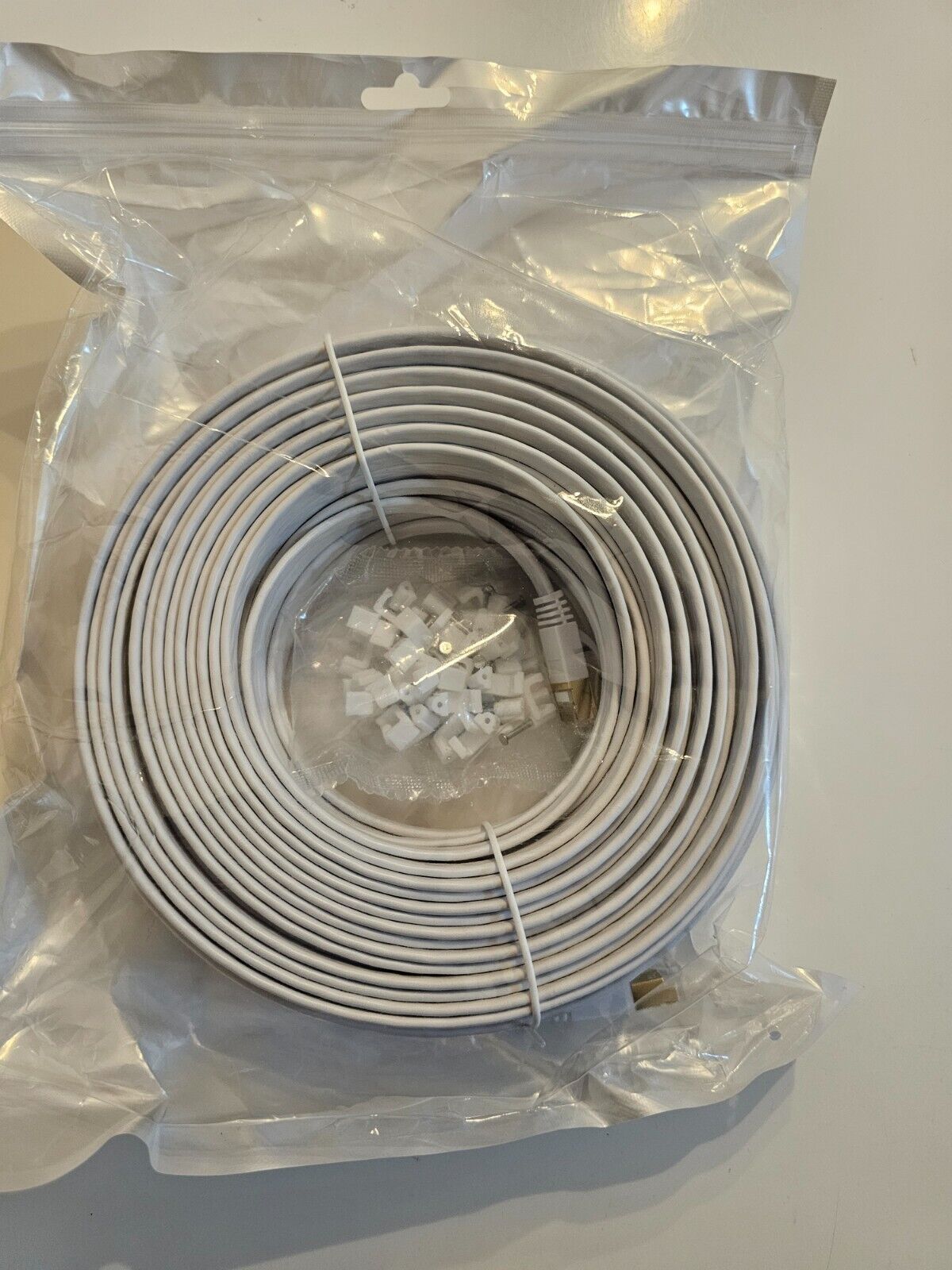 Lan Kabel 40 Meter Cat 7, Flach Wlan Kabel 40m, Netzwerkkabel Dünn High Speed We