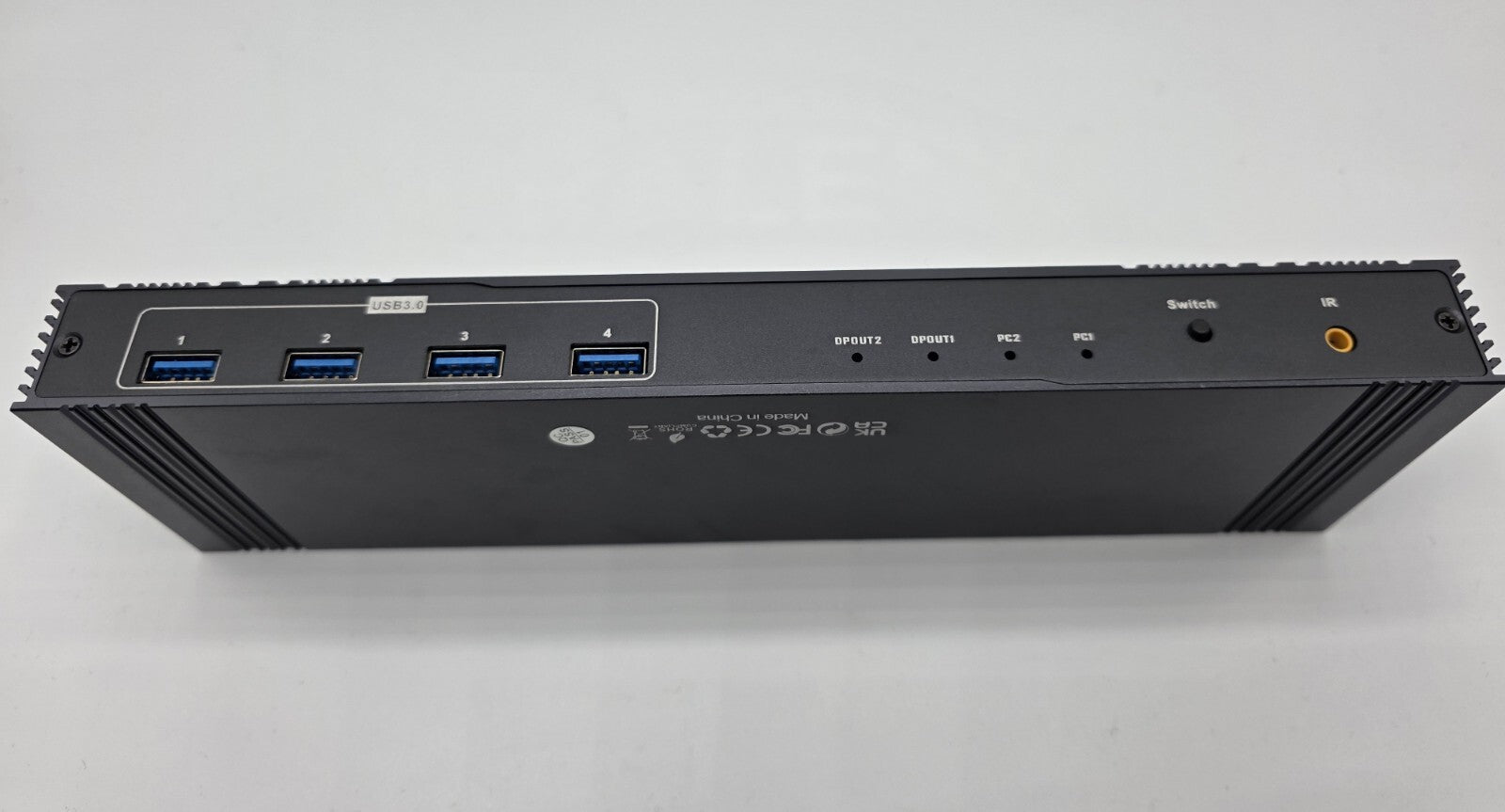 8K Dual DP KVM-Switch 8K@60Hz 4K@120/144Hz 1080P@165Hz 2 PCs 2 Monitore USB 3.0