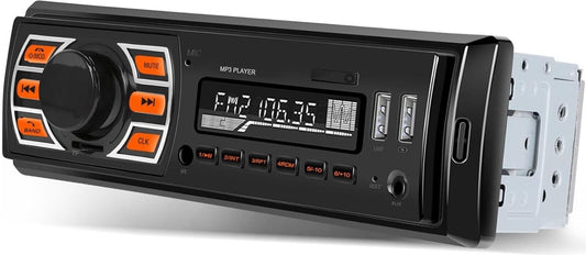 Dab/Dab+ Autoradio Bluetooth 5.0, 1 DIN Post Radio Bluetooth Auto mit beleuchtet