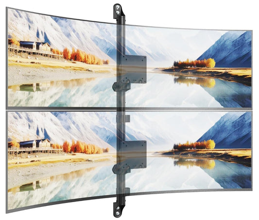 17-57" Monitor Wandhalterung 2 Monitore, 27kg/Arm, VESA 75/100, Gasfeder