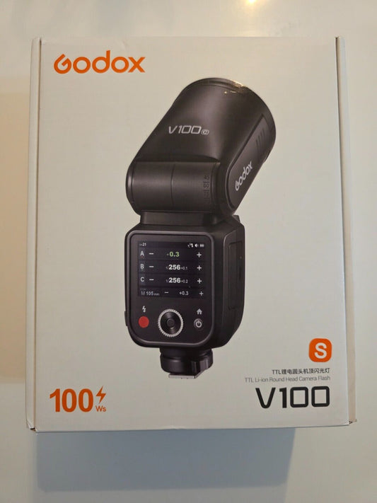 V100-S 100Ws Touchscreen Blitz für Sony - TTL, HSS, Subblitz, USB-C