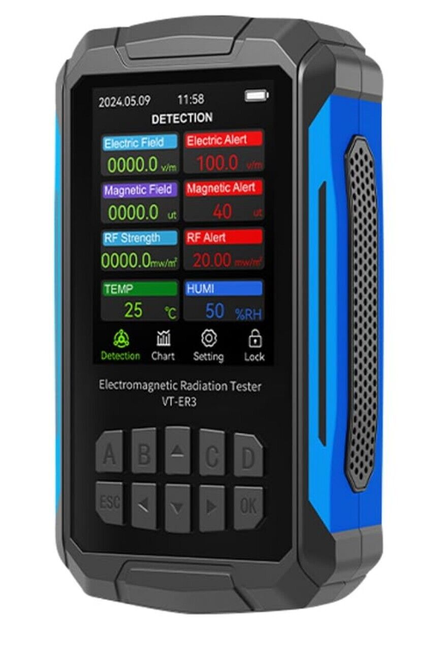 5-in-1 Detektor für elektromagnetische Strahlung