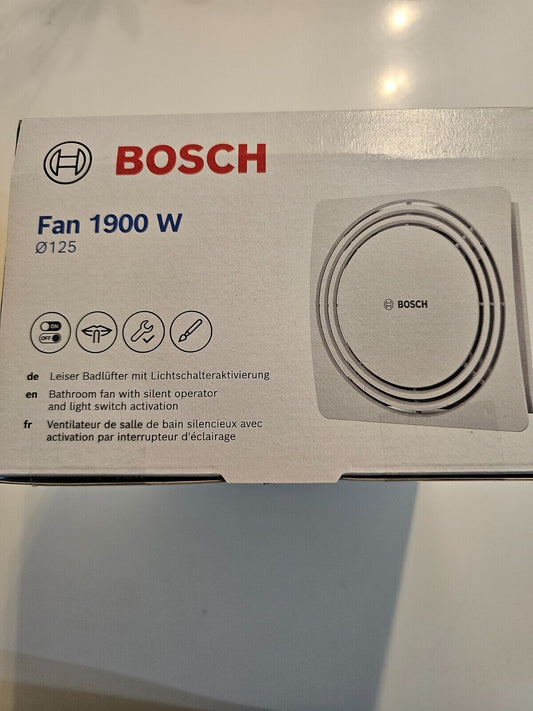 Bosch - Leiser Badlüfter 1900 W125 - mit Lichtschalteraktivierung