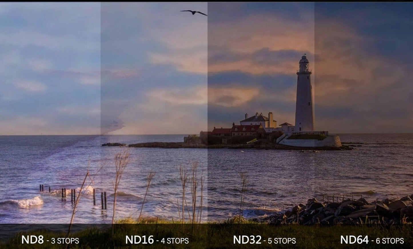 ND Filter Set für Insta360 GO 3S, CPL UV ND8 ND16 ND32 ND64 Filter für Insta360