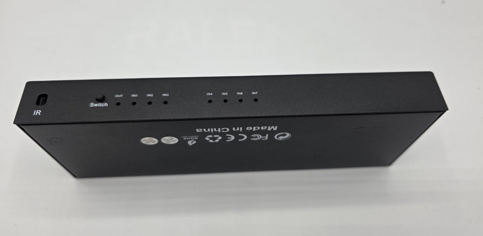 HDMI 2.0 Switch 7x1 4K@60Hz Dolby DTS HDR Fernbedienung  schwarz
