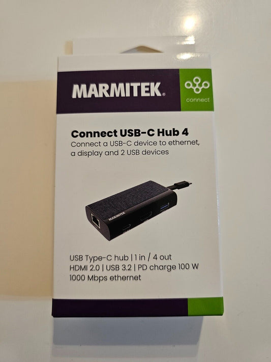 USB C Hub 4 in 1 - USB-C Hub 4 - USB C Adapter HDMI 2.0 - USBC Docking Station