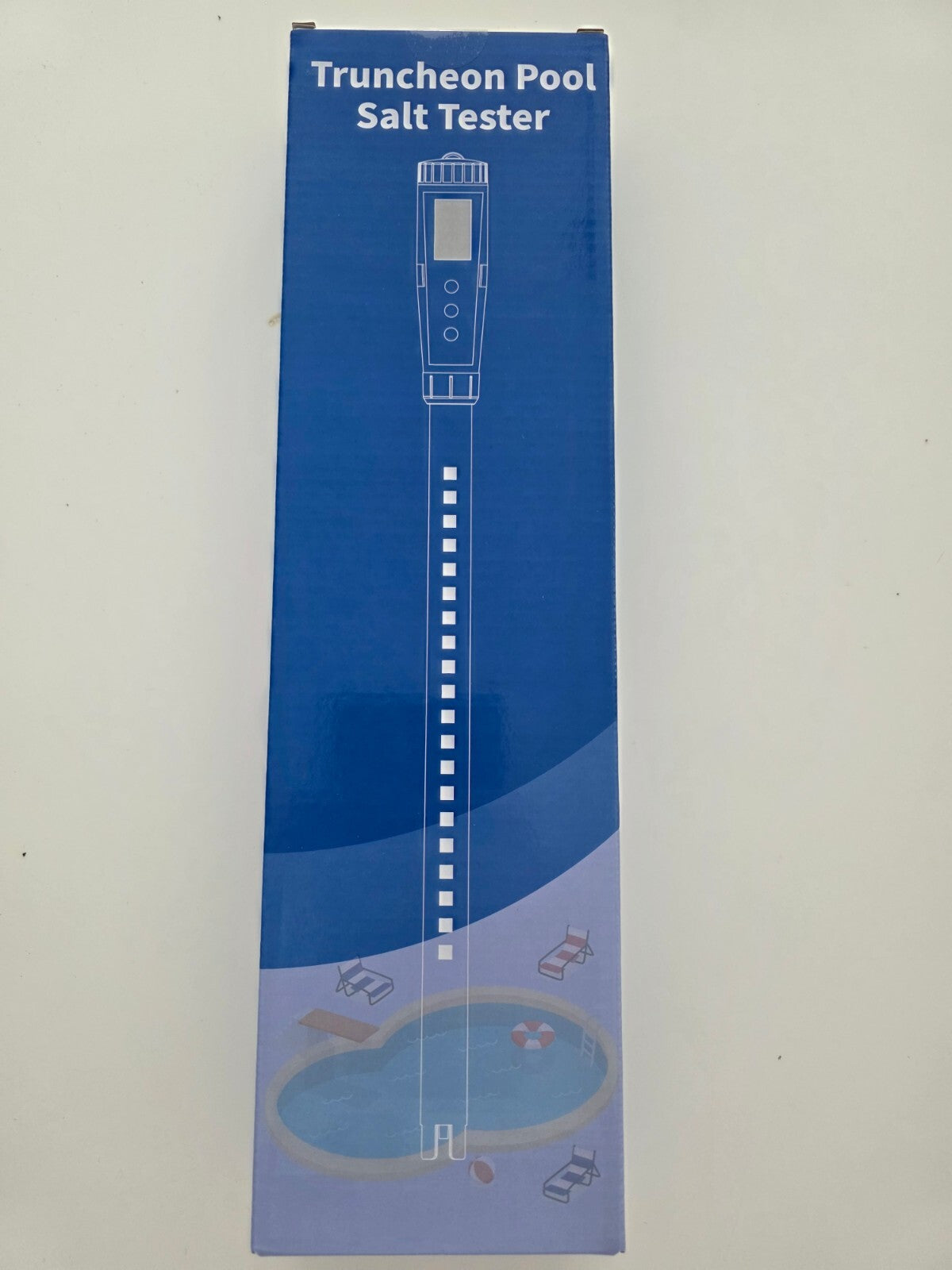 Pool Salzgehalt Testthermometer 5m Sonde LED LCD 2700-3400ppm