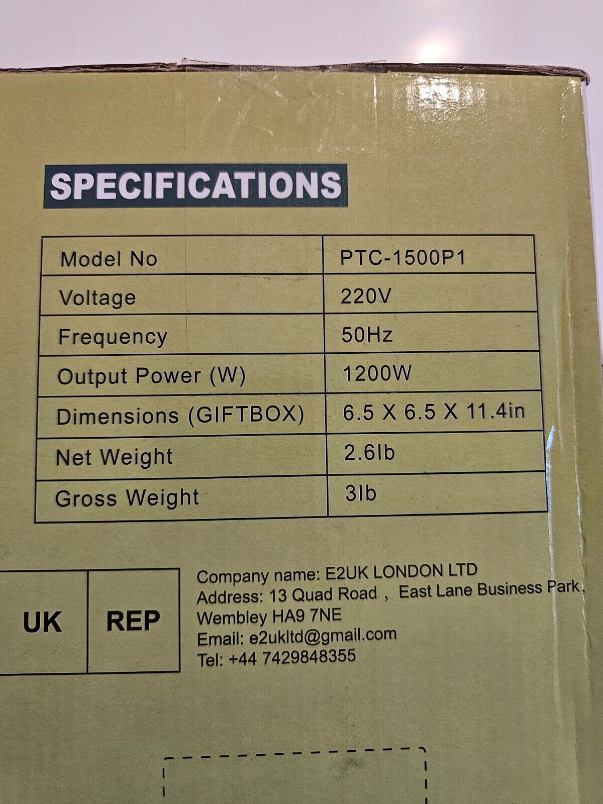 1200W Mini Heizlüfter mit Keramik Heiztechnologie, Elektrische Heizgeräte mit Fa