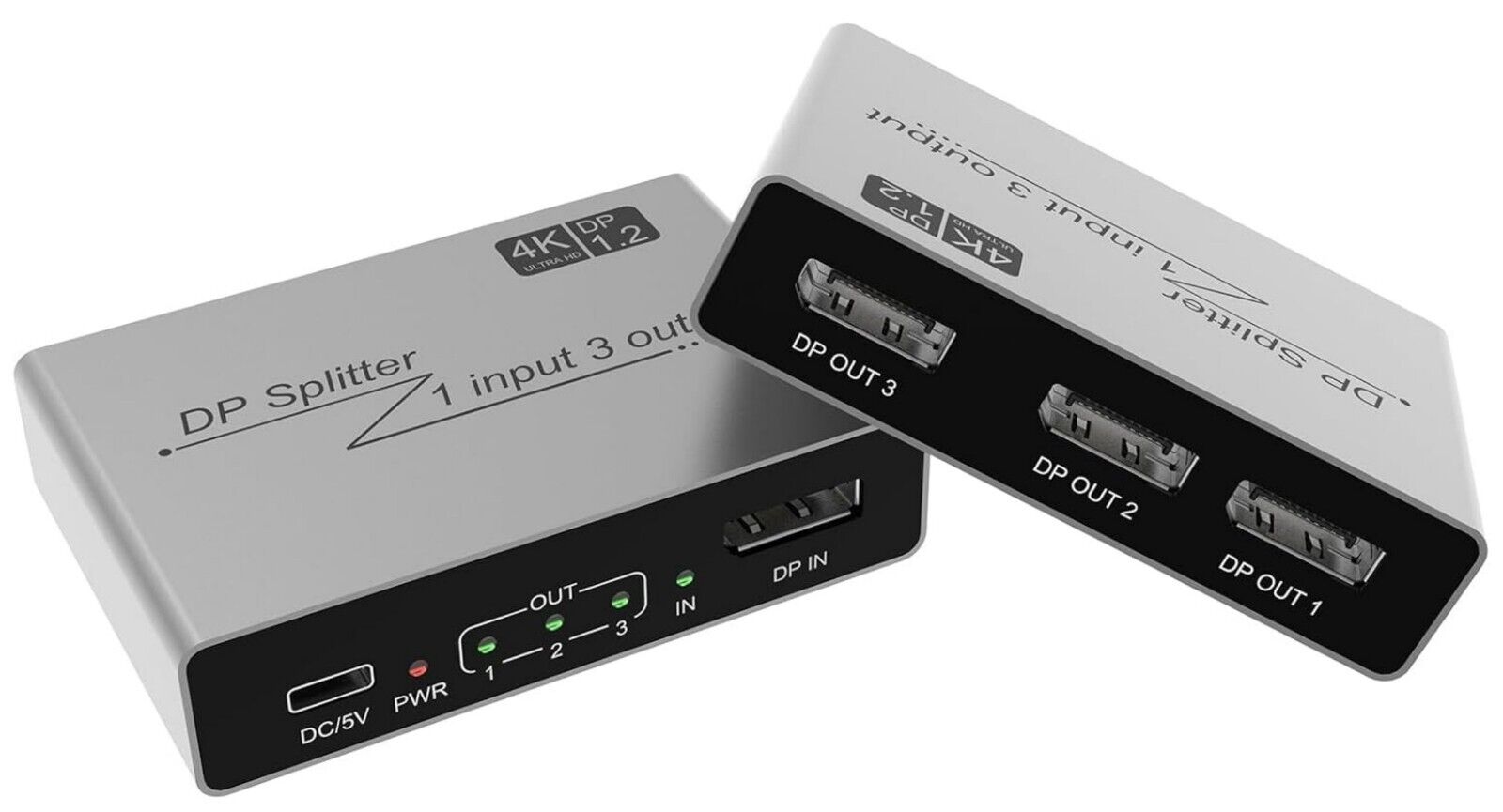 DisplayPort Splitter 1 zu 3 4K@144Hz HDR SST/MST Plug & Play