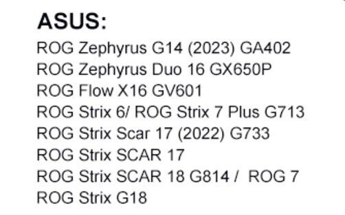 Asus Rog Strix Scar 18 330 W GaN-Laptop-Ladegerät, Asus Rog Strix Scar 3-Port-Co