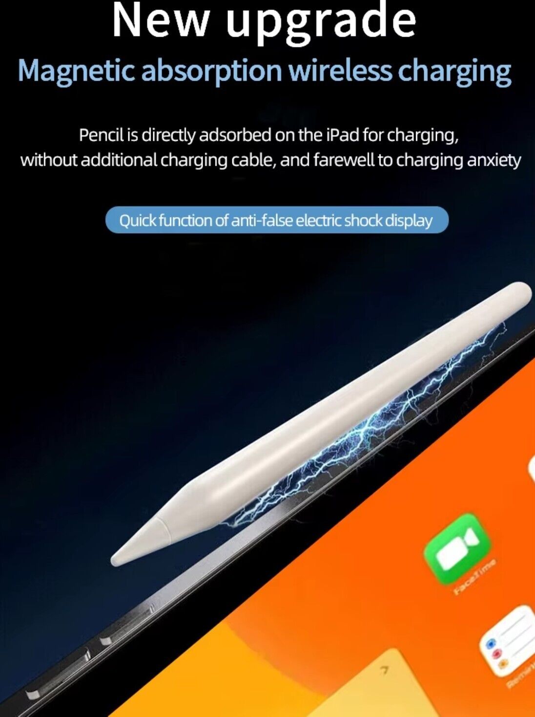 Ultra-sensitiver iPad Stylus mit Palm Repulsion für iPad Pro/Air/Mini