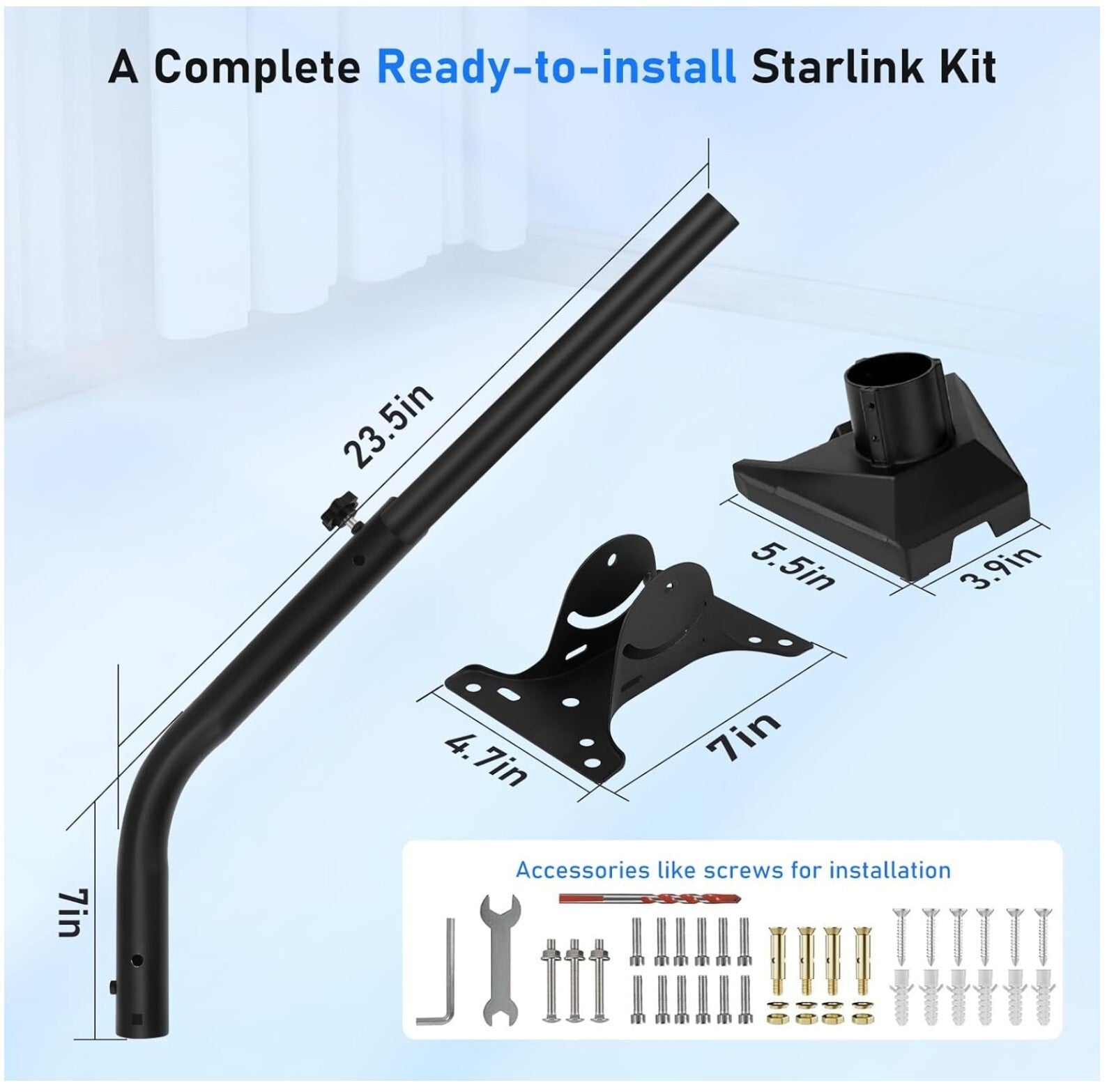 Starlink Gen 3/Mini Halterung Verstellbar Lang Stabil