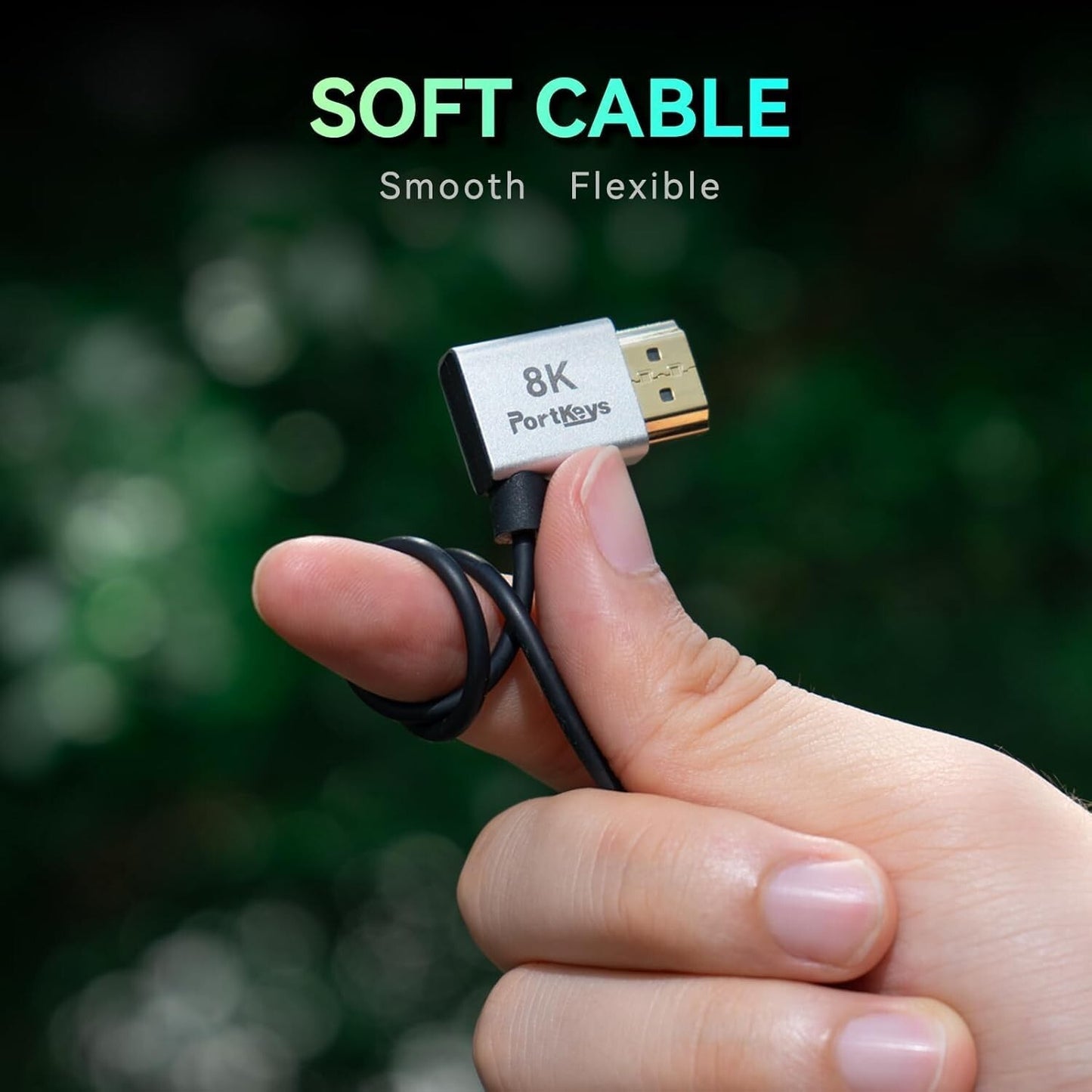 8K HDMI Kabel 2.5mm Ultradünn HDMI A auf D 48Gbps 8K@60Hz HDR