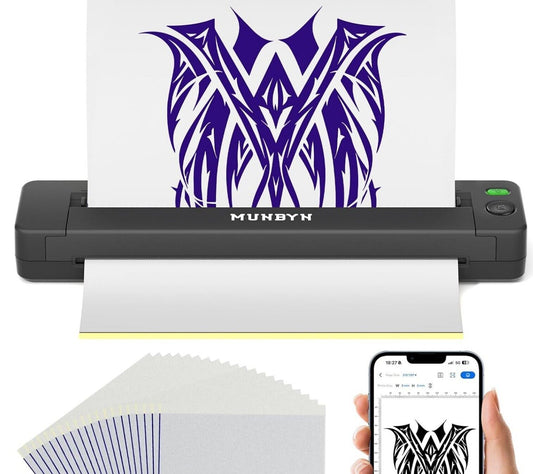 Tattoo Drucker 300 DPI Bluetooth Stencil Thermodrucker