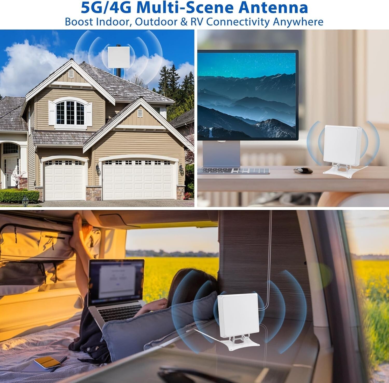 5G/4G LTE Antenne 7dBi MIMO Richtantenne 3m SMA/TS9
