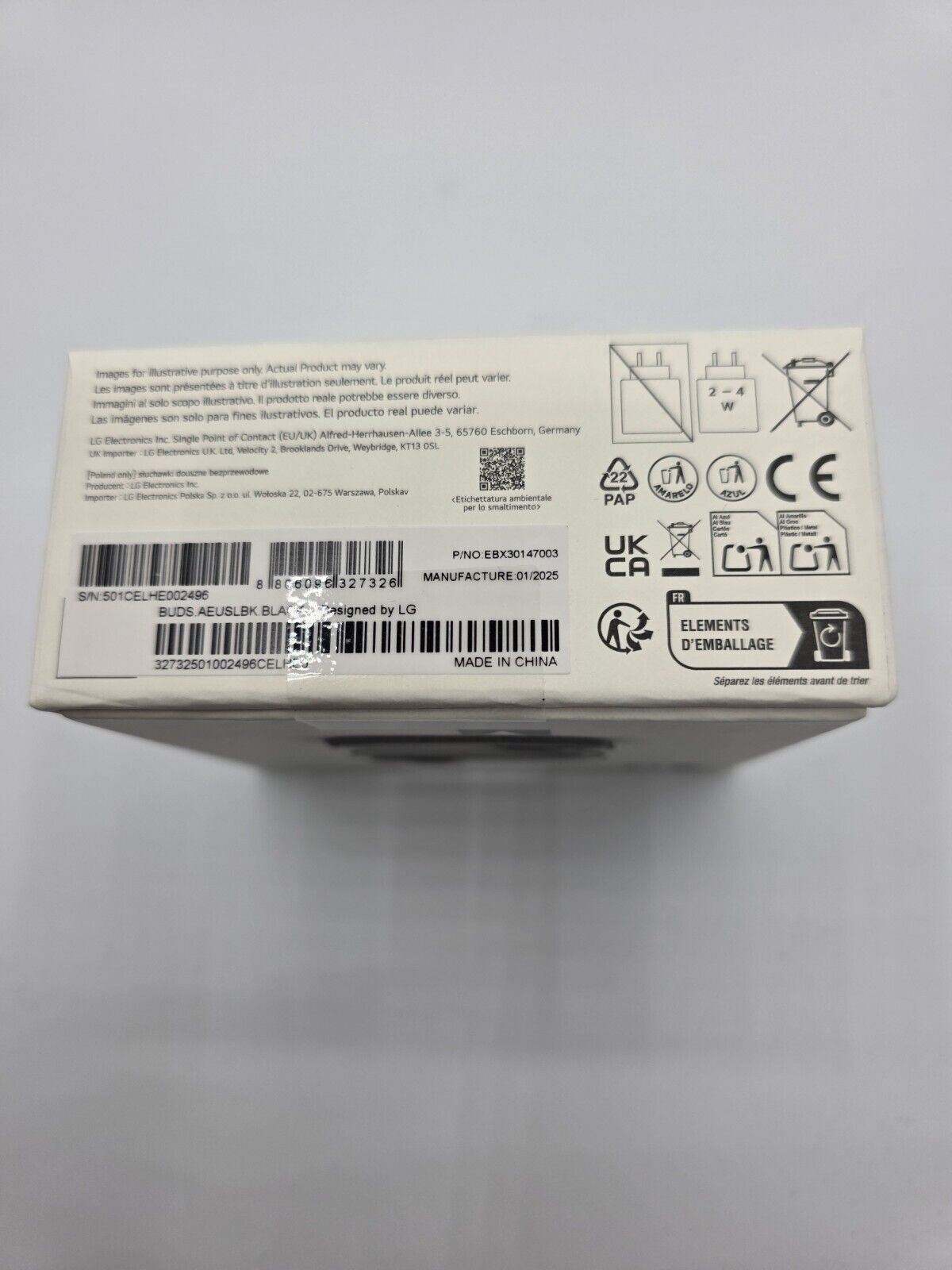 LG XBOOM Buds 2025 Bluetooth In-Ear Kopfhörer ANC Schwarz