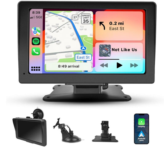 Autoradio mit drahtlosem A-pple Carplay Android Auto, Touchscreen Radio Bluetoot