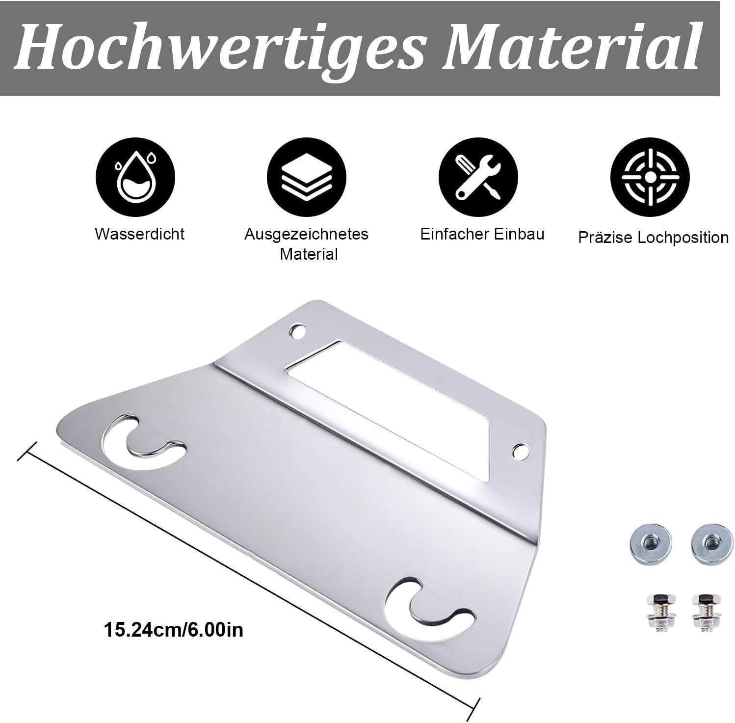 Starlink Mini V4 RV-Dachhalterung 22-28mm Metall Silber