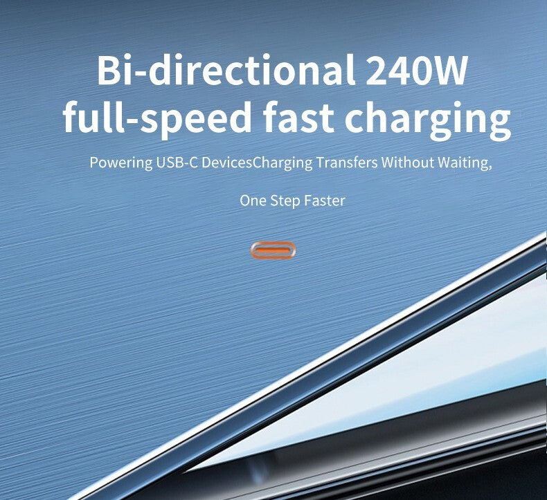 Thunderbolt 5 USB-C 80Gbit/s 16K@60Hz  8K@60Hz 4K@120Hz 240W PD Schnellladekabel