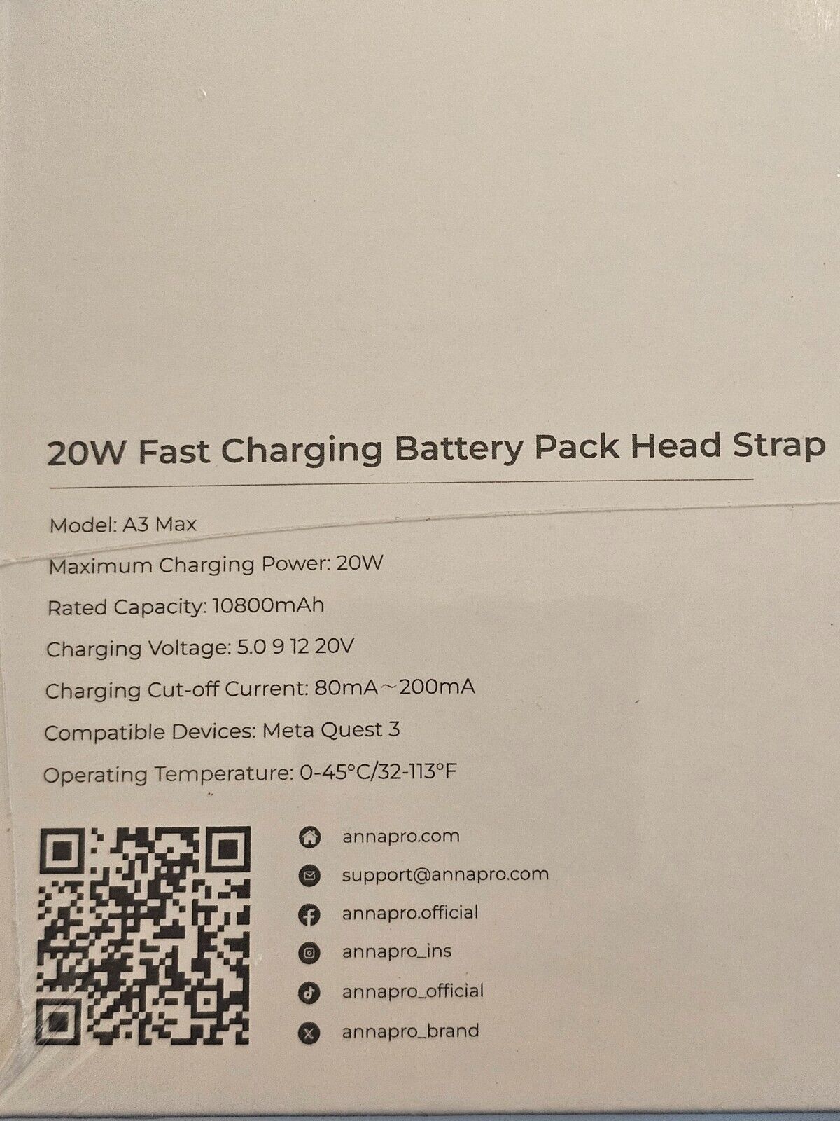 A3 Max Batterie-Kopfband für Meta Quest 3S/Quest 3, 20W Schnellladung mit 10.800