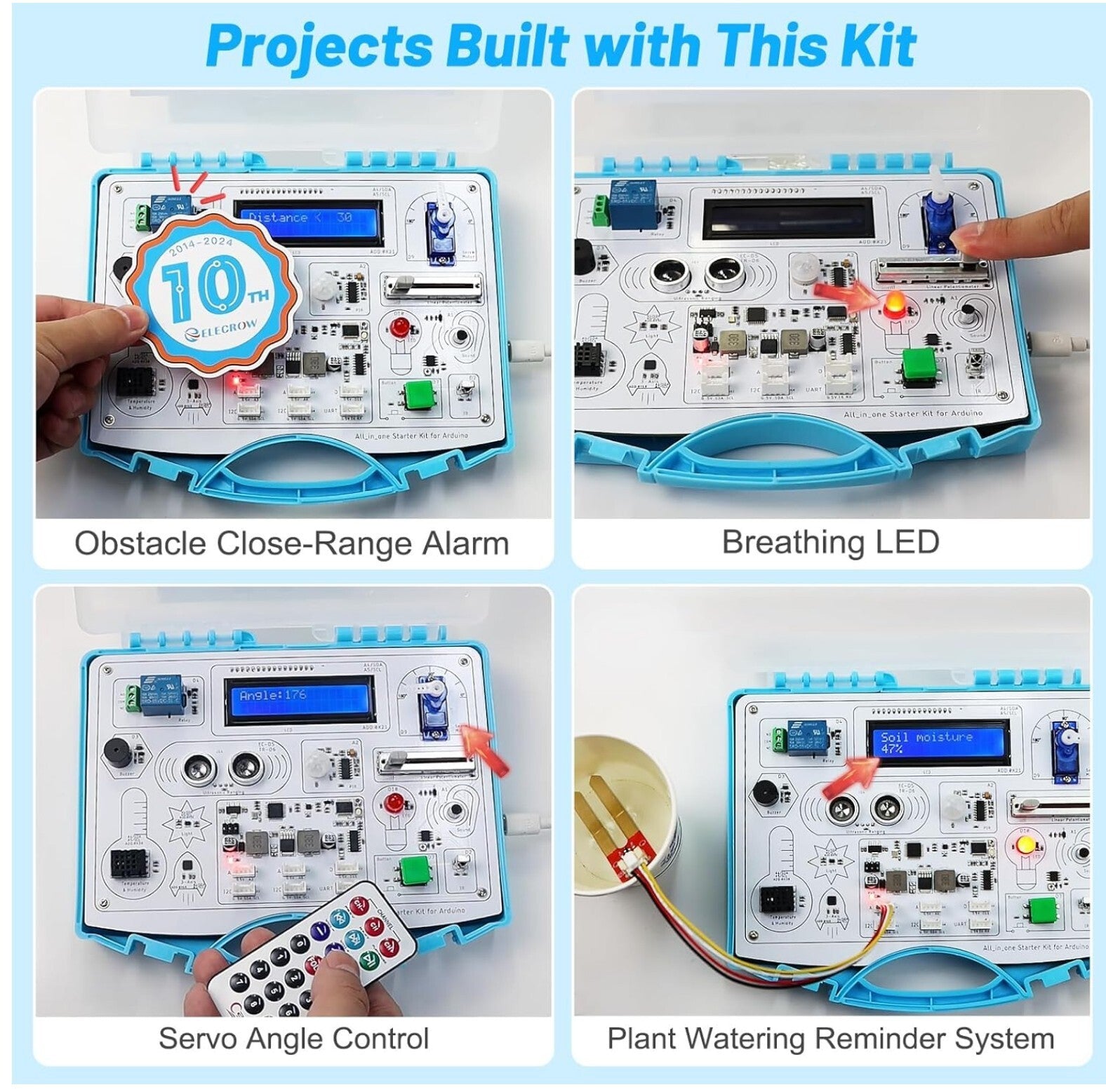 All-in-One Arduino Starter Kit mit 15 Sensoren & 21 Lektionen