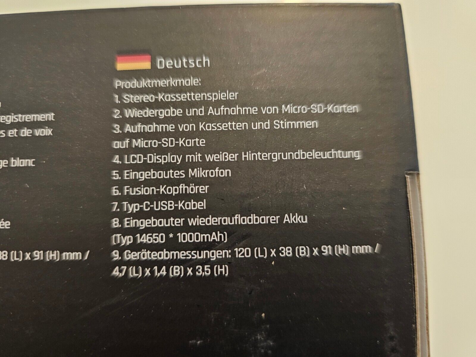 Walkman Kassettenspieler + Kassettenrekorder + Cassette Player + Kassetten Digit