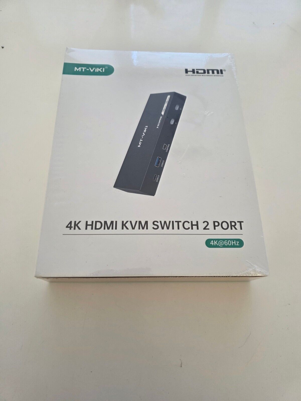 4K60Hz HDMI KVM Switch 2 Port USB 3.0 für 2 PCs