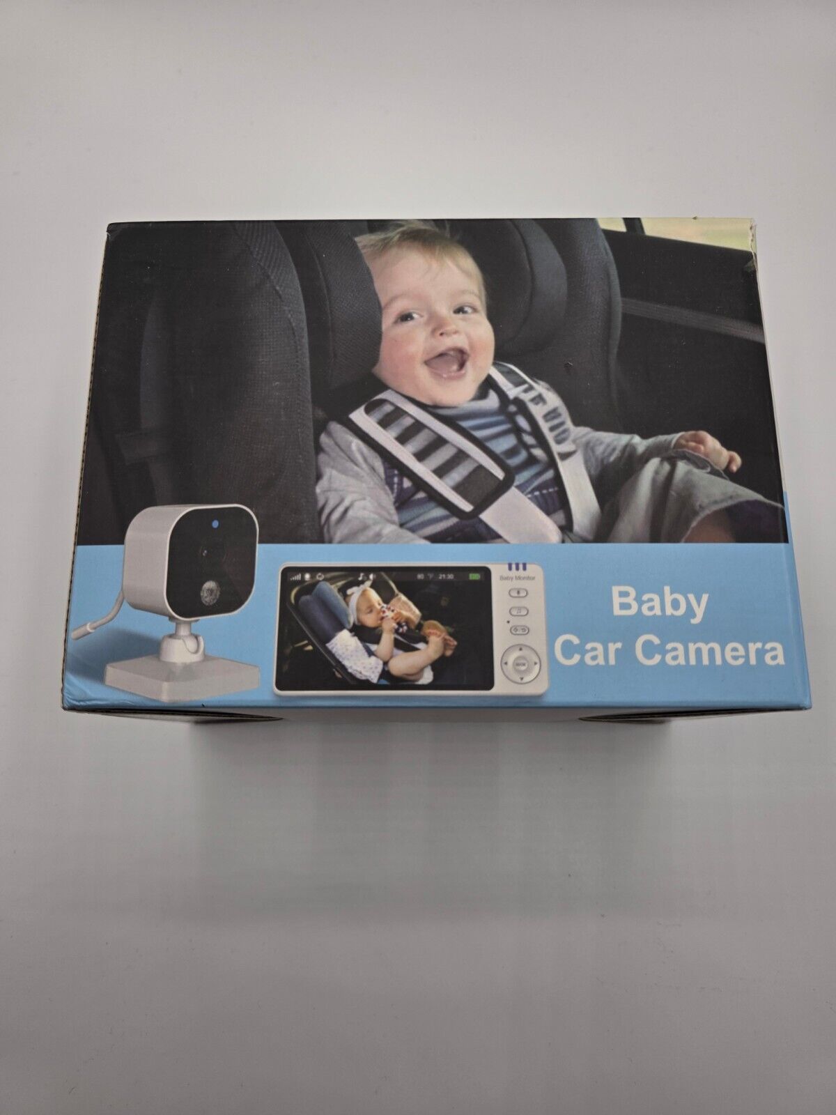 Rücksitzspiegel für Babys eSynic 1080P Baby Auto Kamera Baby Auto Spiegel 4,3''