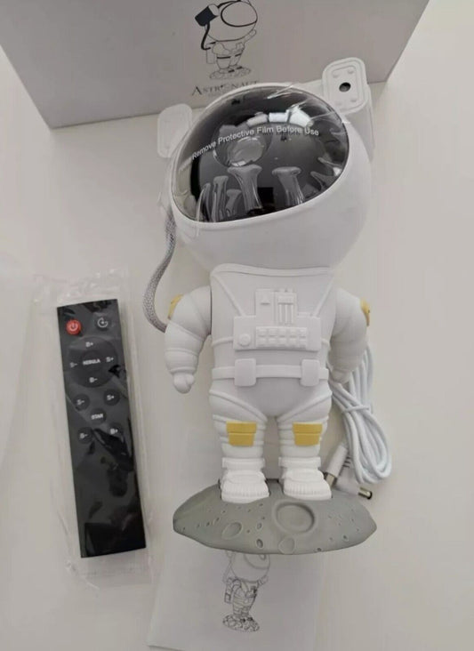 LED Galaxy Projektor Lampe – Astronaut Design mit Timer und Fernbedienung