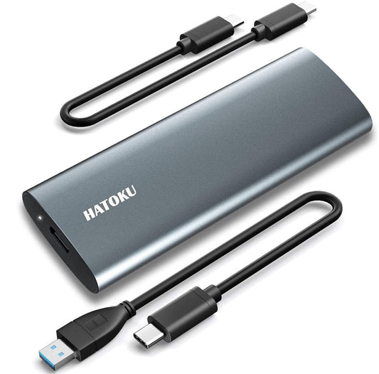 HATOKU NVMe M2 SSD Gehäuse USB-C 3.2 Gen2 Adapter, es hilft Ihnen, Daten und Dat