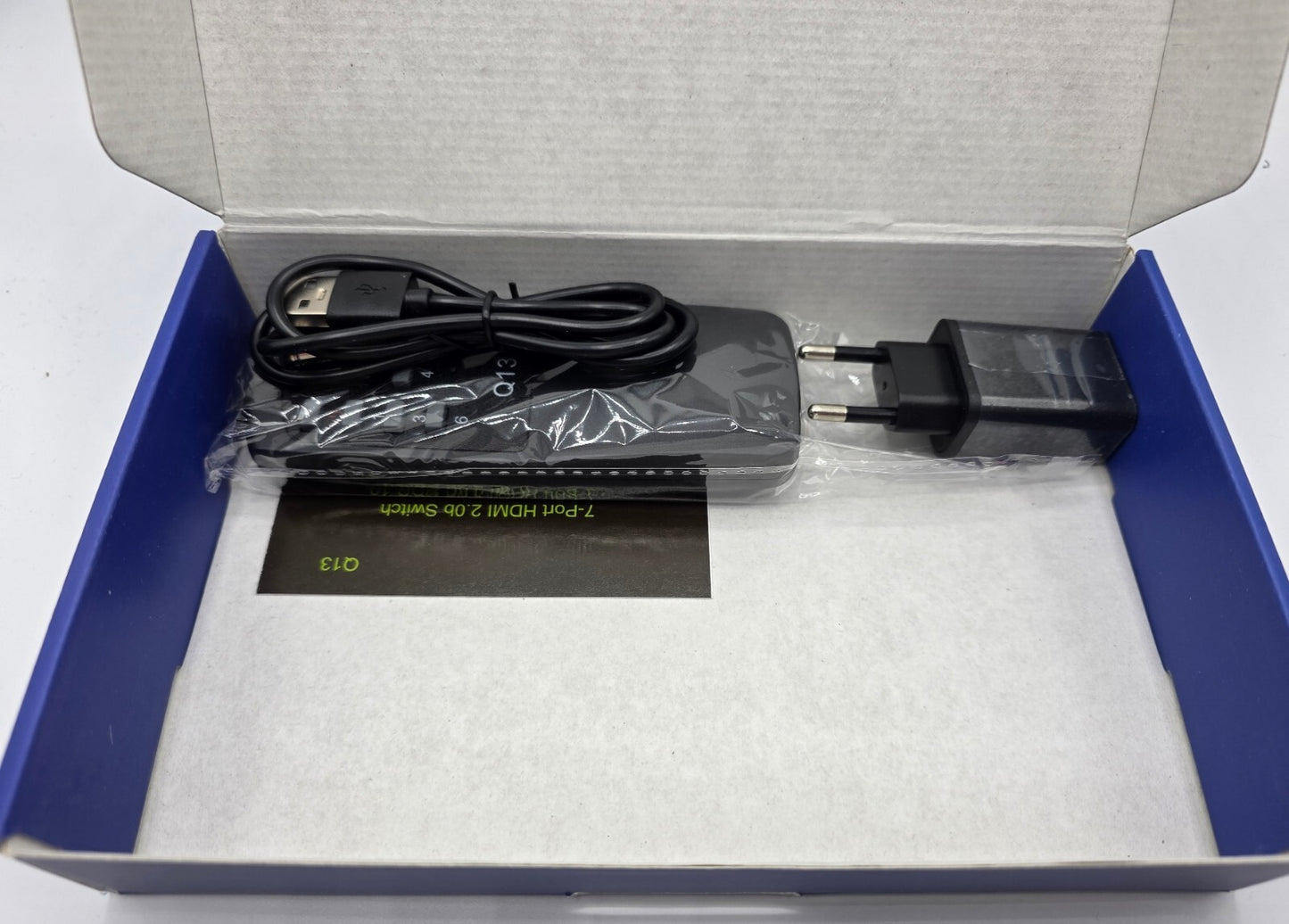 HDMI 2.0 Switch 7x1 4K@60Hz Dolby DTS HDR Fernbedienung  schwarz