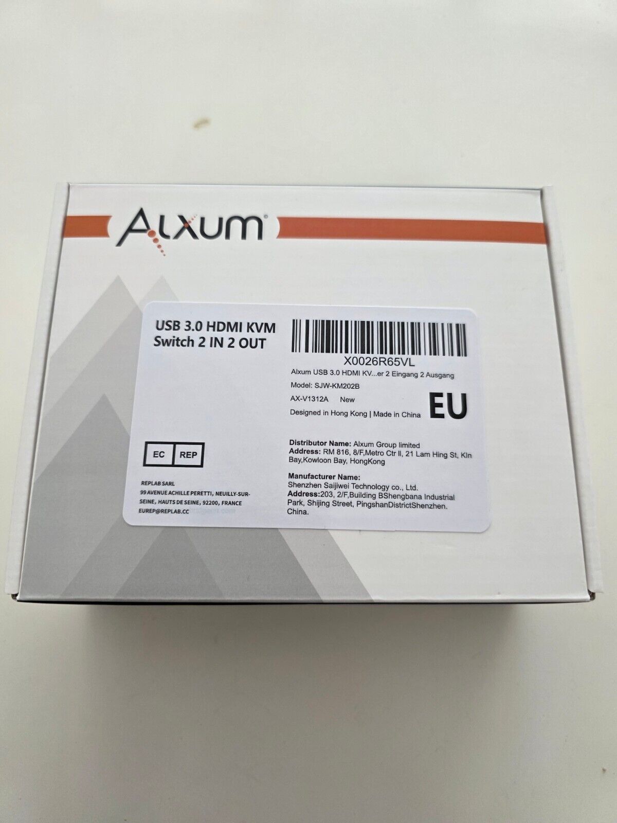 HDMI KVM-Switch 4K@60Hz 2 PCs 2 Monitore USB 3.0