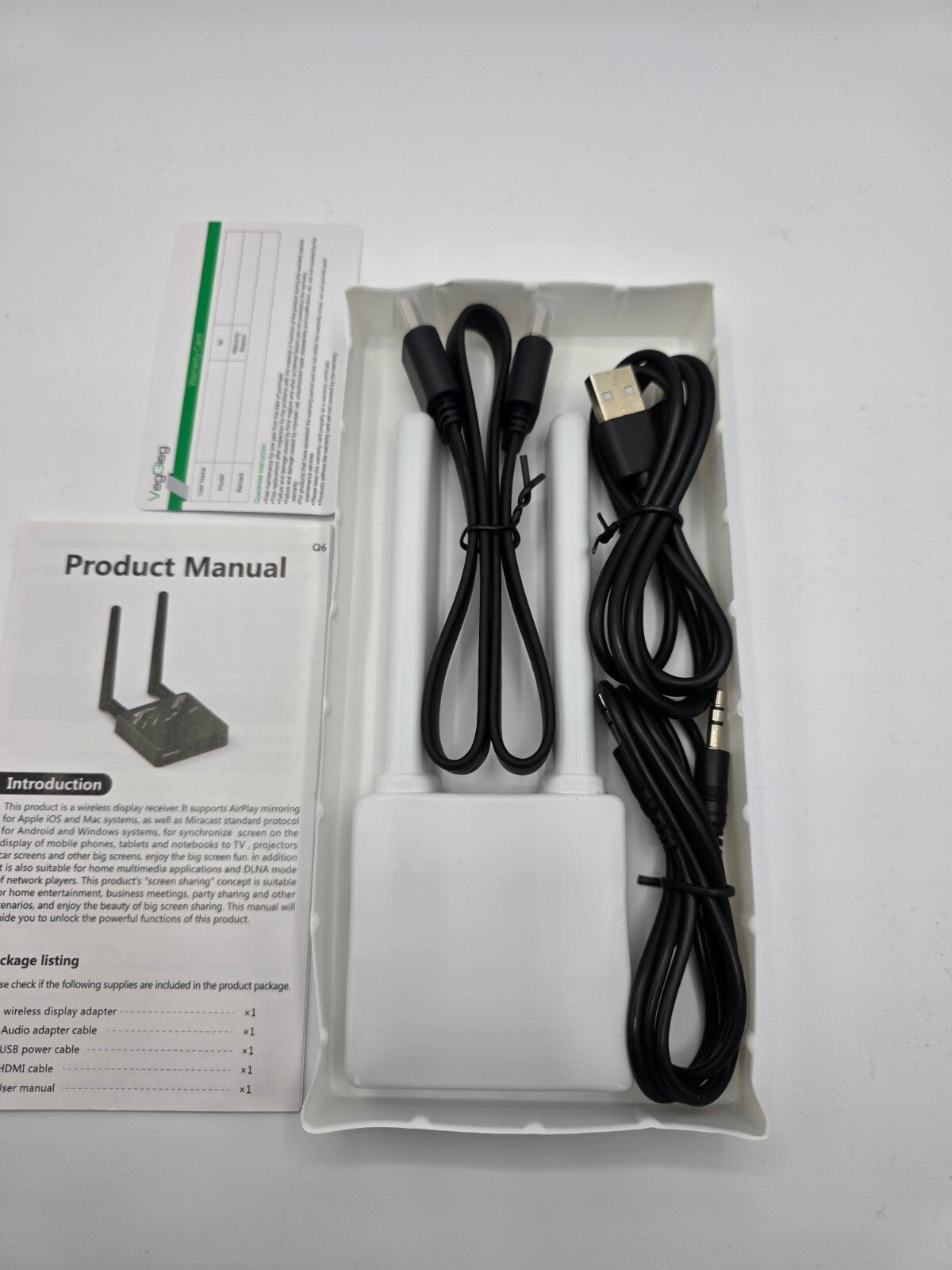 Wireless Screen Prover HDMI 4K 5G WiFi für Handy/Notebook/TV