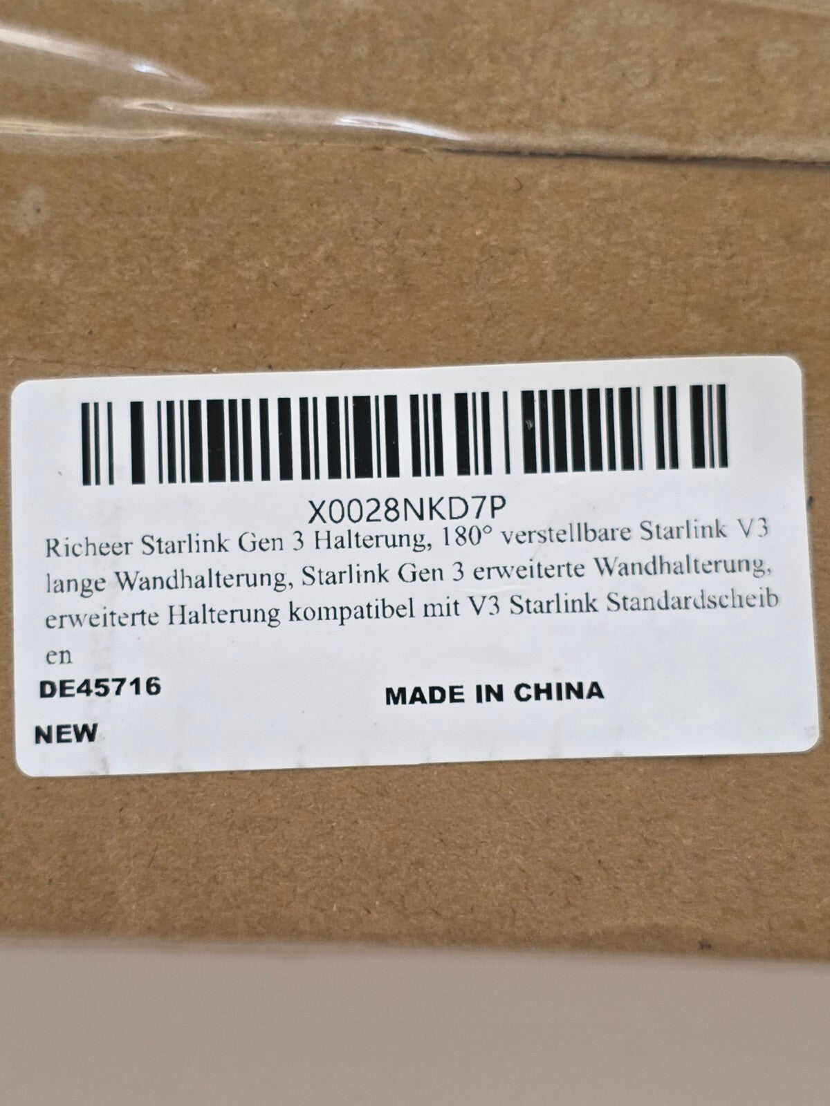 Starlink Gen 3 Halterung 180° Verstellbar V3 Wandhalterung 42cm
