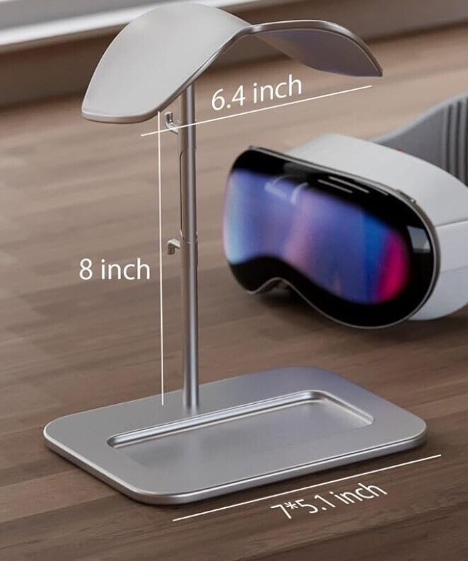 Ständer aus Aluminiumlegierung für Apple Vision Pro, Akku und Kabel, Leichter AB