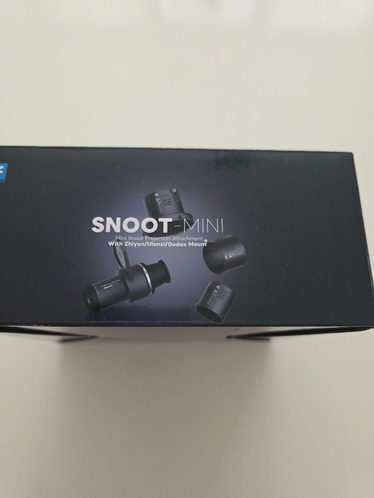 Mini Snoot Projektor Godox/Smallrig/Ulanzi 19 Gobos Silbergrau